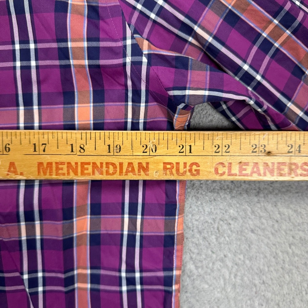 Bugatchi Shirt Button Mens Medium - image 4